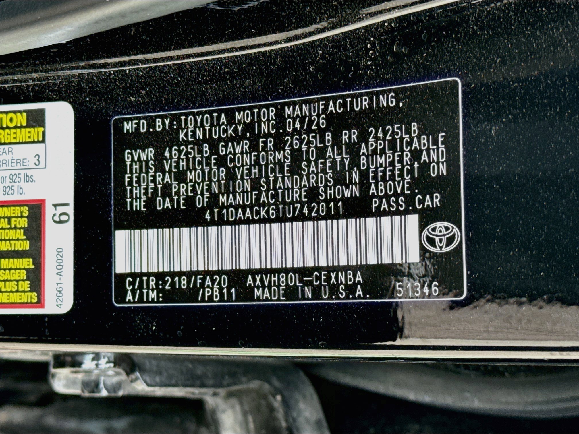 Used 2026 Toyota Camry LE FWD image 12