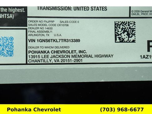 New 2026 Chevrolet Tahoe High Country AWD/4WD image 36