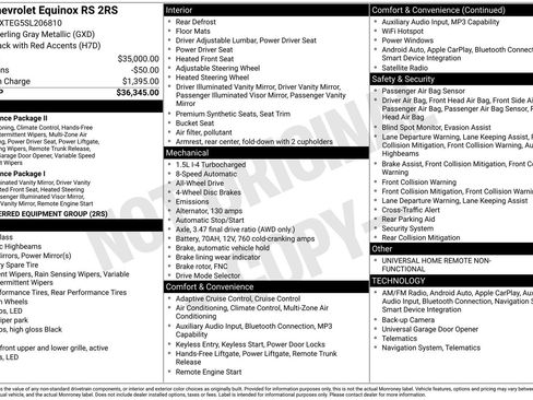 Used 2025 Chevrolet Equinox RS image 59