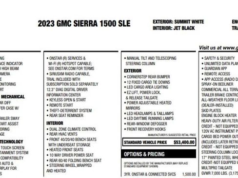 Used 2023 GMC Sierra 1500 SLE AWD/4WD image 2