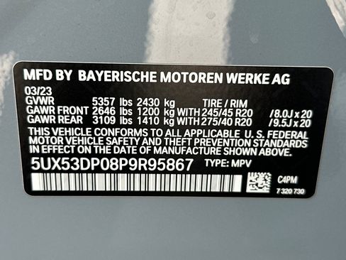 Used 2023 BMW X3 xDrive30i w/ M Sport Package AWD/4WD image 28