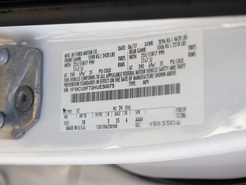 Used 2017 Ford Escape S image 52