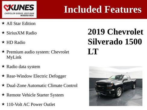 Used 2019 Chevrolet Silverado 1500 LT w/ All Star Edition image 3