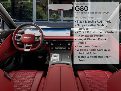 New 2025 Genesis G80 3.5T Sport Prestige image 17