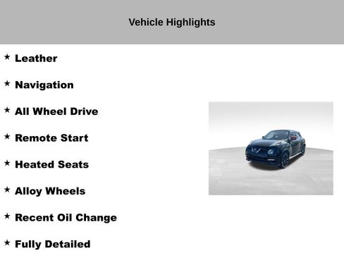 Used 2015 Nissan Juke NISMO AWD/4WD image 9