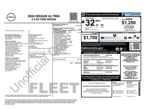 Used 2024 Nissan Altima 2.5 SV w/ SV Premium Package FWD image 12