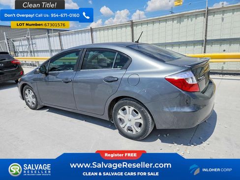 Used 2012 Honda Civic Hybrid Sedan image 3