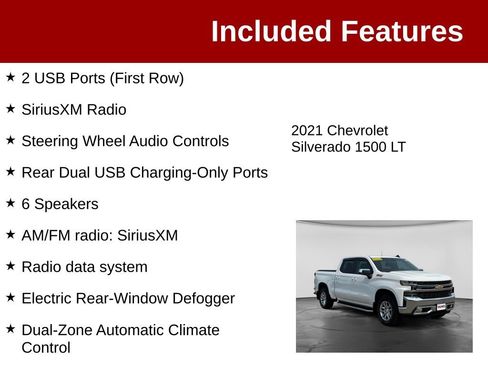 Used 2021 Chevrolet Silverado 1500 LT AWD/4WD image 4