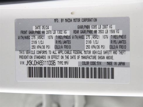 Certified 2025 MAZDA CX-70 Plug-In Hybrid w/ Premium Pkg image 22