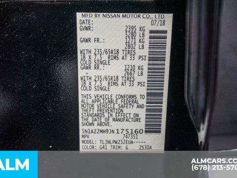 Used 2018 Nissan Murano S AWD/4WD image 54