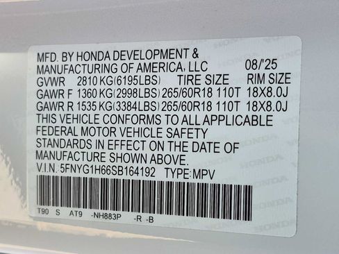 Certified 2025 Honda Pilot TrailSport image 35