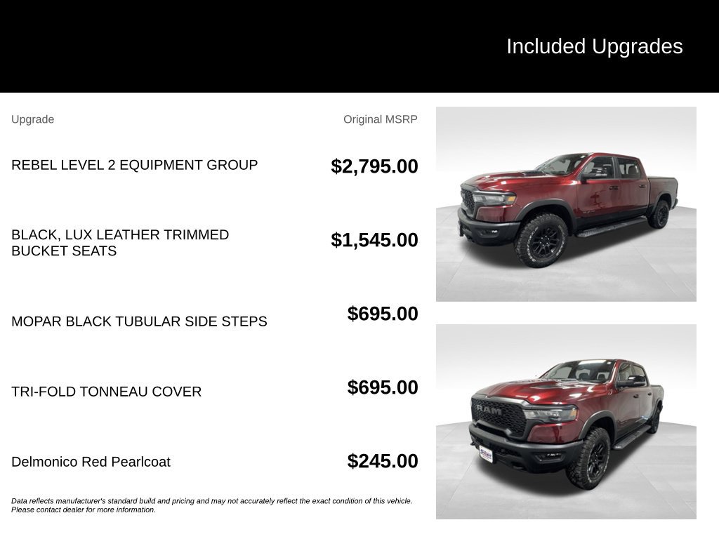 Used 2025 RAM 1500 Rebel w/ Rebel Level 2 Equipment Group AWD/4WD image 2
