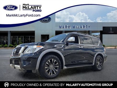 Used 2018 Nissan Armada Platinum w/ Captain Seat Package RWD image 1