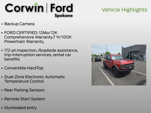Used 2022 Ford Bronco Black Diamond AWD/4WD image 6