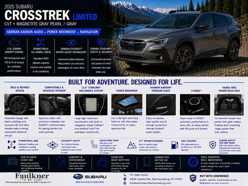 Certified 2025 Subaru Crosstrek 2.5i Limited AWD/4WD image 2