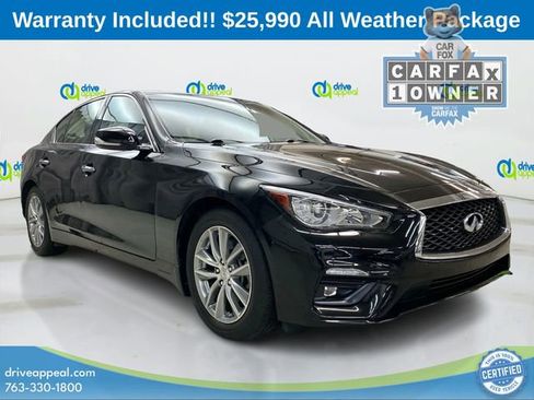 Used 2021 INFINITI Q50 Pure w/ Cargo Package image 3