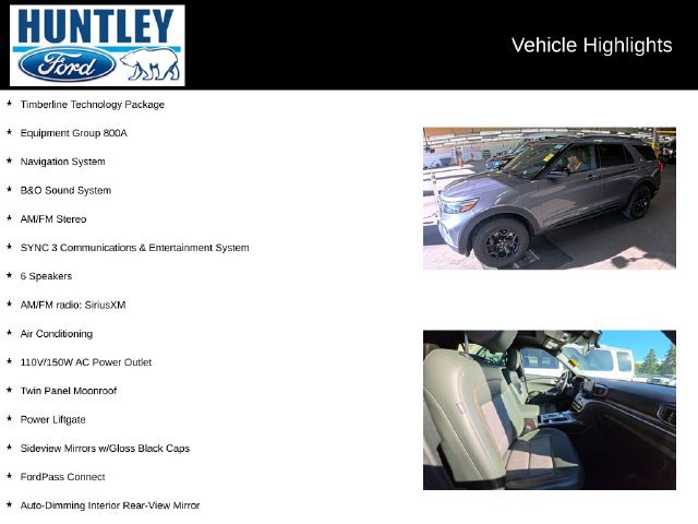 Used 2023 Ford Explorer Timberline w/ Timberline Technology Package AWD/4WD image 2