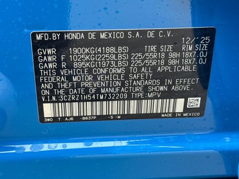 New 2026 Honda HR-V Sport image 28