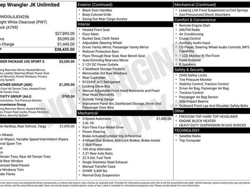 Certified 2018 Jeep Wrangler Unlimited Sport S image 24