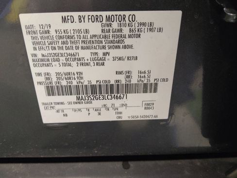 Used 2020 Ford EcoSport SE FWD image 33