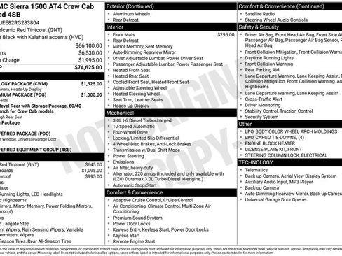 Certified 2024 GMC Sierra 1500 AT4 w/ Technology Package image 39