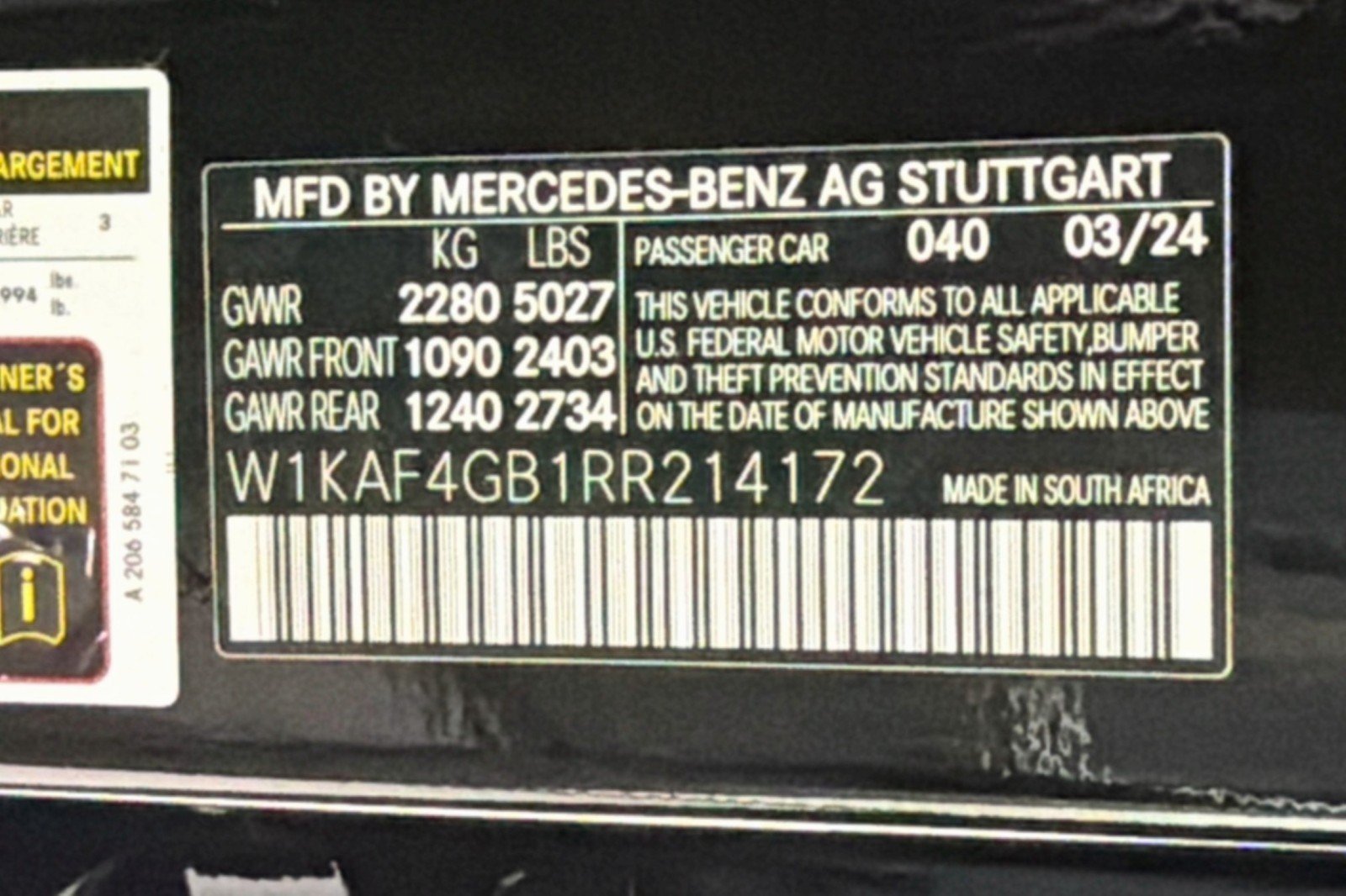 Certified 2024 Mercedes-Benz C 300 Sedan image 28