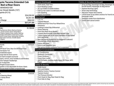 Used 2013 Toyota Tacoma 4x4 Access Cab w/ SR5 Pkg image 7