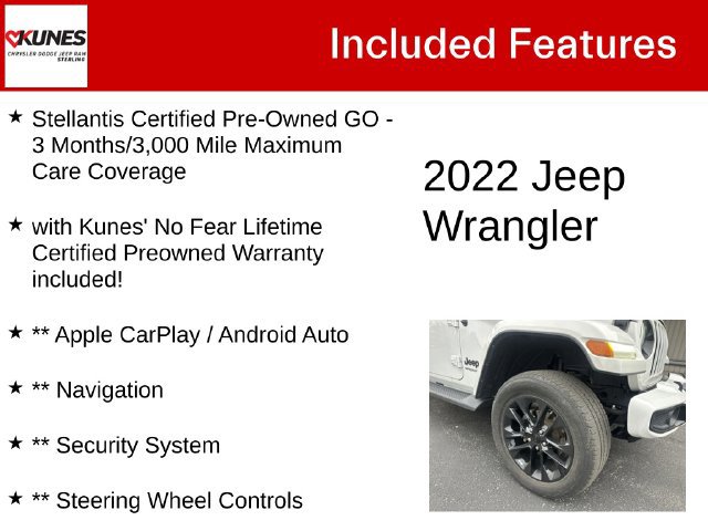 Certified 2022 Jeep Wrangler Unlimited Sahara AWD/4WD image 4