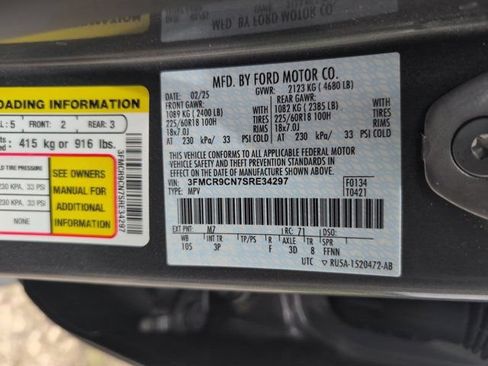 Used 2025 Ford Bronco Sport Outer Banks w/ Outer Banks Tech Package+ AWD/4WD image 36