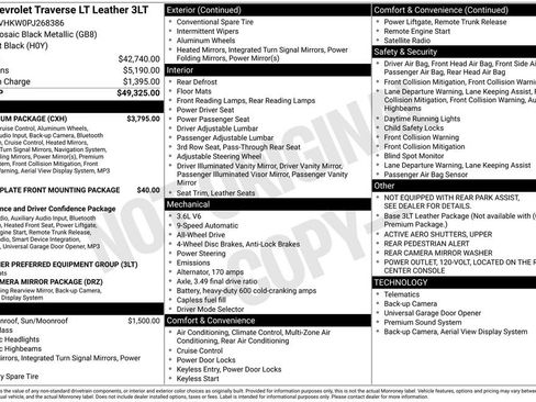 Used 2023 Chevrolet Traverse LT w/ LT Premium Package image 6