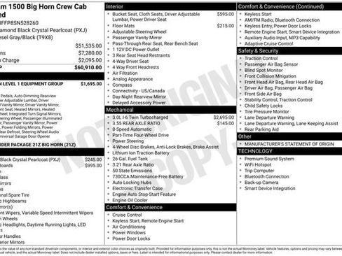 New 2025 RAM 1500 Big Horn image 14