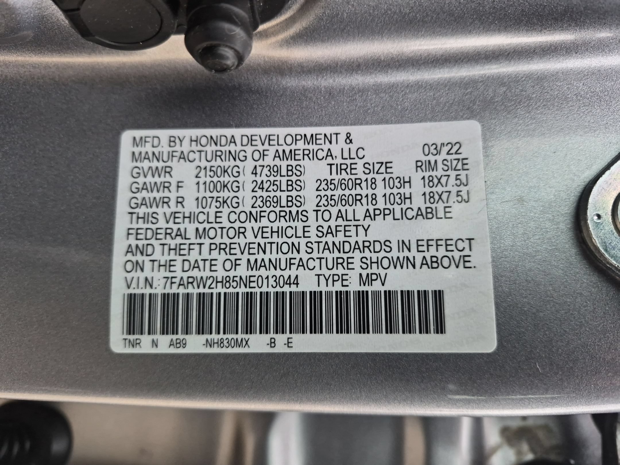 Certified 2022 Honda CR-V EX-L image 36