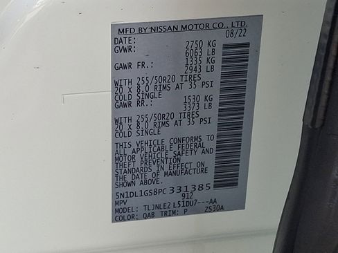 Used 2023 INFINITI QX60 Sensory w/ Cargo Package image 29