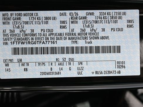 New 2026 Ford F150 Raptor AWD/4WD image 47