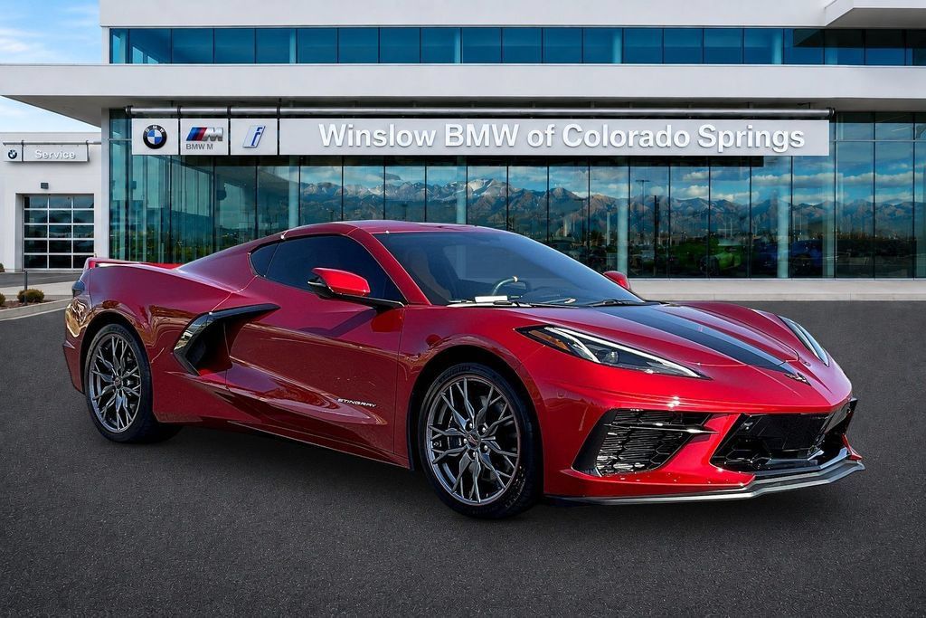 Used 2023 Chevrolet Corvette Stingray Preferred Cpe w/ Z51 Performance Package RWD image 1