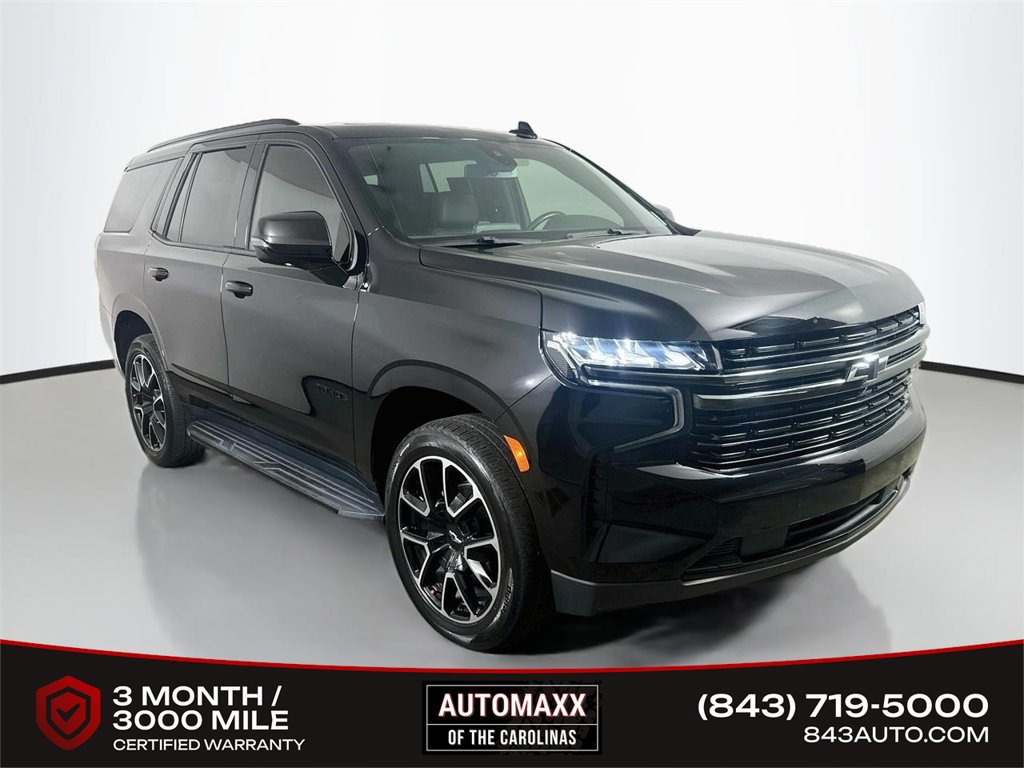 Used 2021 Chevrolet Tahoe RST w/ Luxury Package AWD/4WD image 1