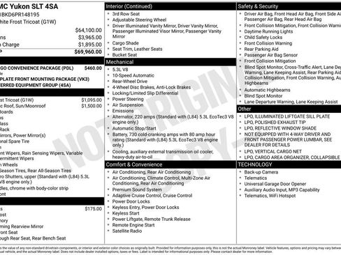 Used 2023 GMC Yukon SLT RWD image 43