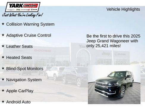Certified 2025 Jeep Grand Wagoneer 4WD image 12