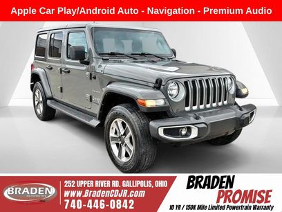 Used 2021 Jeep Wrangler Unlimited Sahara w/ Uconnect 4C Nav & Sound Group