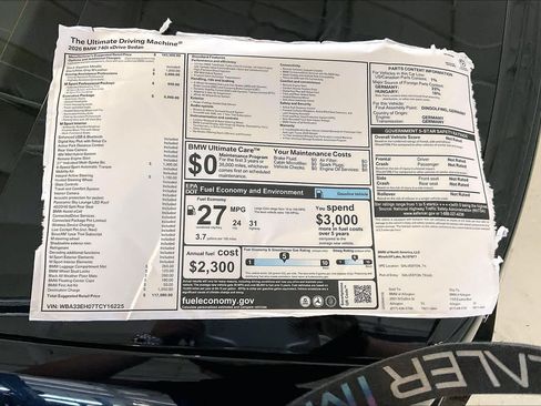 New 2026 BMW 740i xDrive w/ Executive Package AWD/4WD image 19