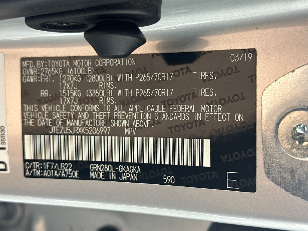 Used 2019 Toyota 4Runner SR5 Premium RWD image 34
