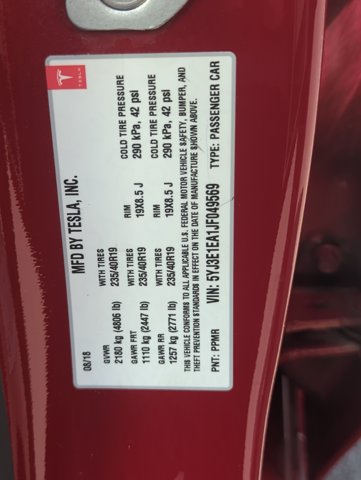 Used 2018 Tesla Model 3 Long Range RWD image 27