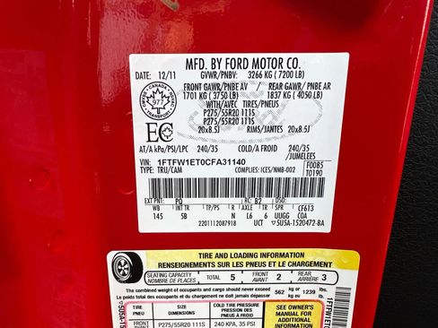 Used 2012 Ford F150 FX4 w/ FX Luxury Pkg image 78