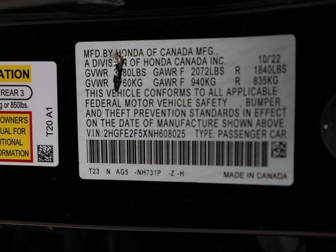 Used 2022 Honda Civic Sport image 40