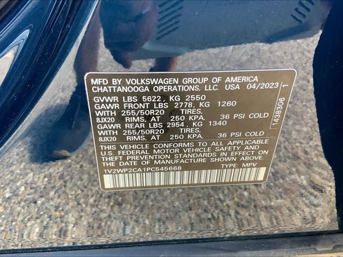 Used 2023 Volkswagen Atlas SE FWD image 37