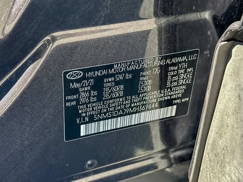 Used 2021 Hyundai Santa Fe SE w/ Cargo Package AWD/4WD image 39