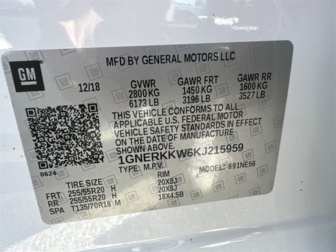 Used 2019 Chevrolet Traverse Premier w/ Driver Confidence II Package image 35