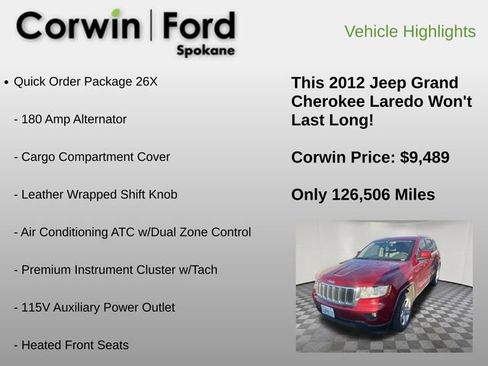 Used 2012 Jeep Grand Cherokee Laredo image 6
