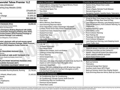 Used 2023 Chevrolet Tahoe Premier w/ Premium Package AWD/4WD image 13