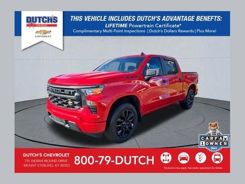 Used 2022 Chevrolet Silverado 1500 Custom AWD/4WD image 1